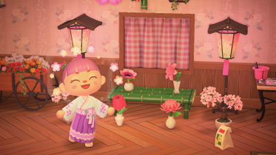 doubutsu-no-mori:I wanted to make some stuff based on pocket camp cherry blossom