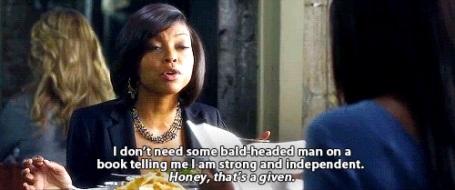 devereauxpoi:pisces-too:This woman can play anything ~ Taraji P Henson  She is the definition of a true and talented actress. She’s the real deal. Fuck the person today that said “Cookie is a better fit for Taraji than Carter.” Give her any part