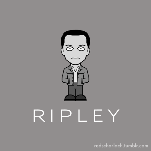 A cartoon version of Tom Ripley, as played by Andrew Scott in the Netflix series Ripley