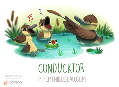 cryptid-creations:Daily Paint 1603. Conducktor by Cryptid-Creations Time-lapse, high-res and WIP ske