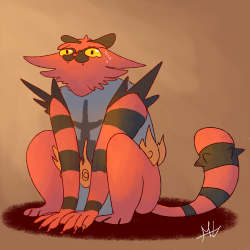 shelax-lanceroot:  shelax-lanceroot:  he has evolved but he needs some encouraging words before going bipedal.   thanks to everyone’s encouragement, he finally stands!  he wants to thank you all for the encouragement and he believes in you! 