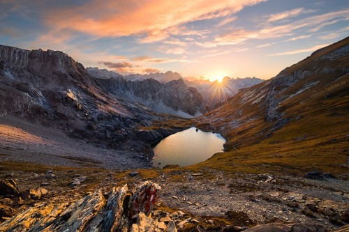 morethanphotography:  Alpine Autumn Dusk by StefanHefele 