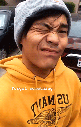 Forgot something. (via johnharlankim’s IG story 6.24.18)