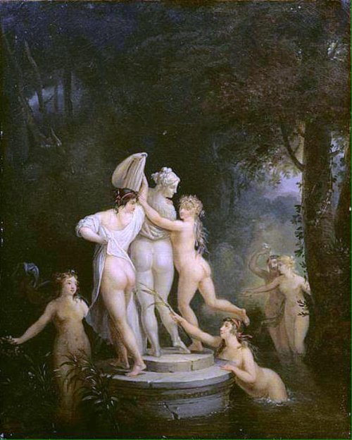 The Three Graces by Jean-Frédéric Schall (1789)