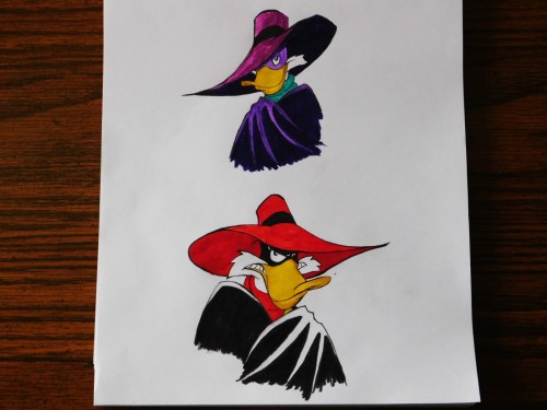 sugaryburns: Let’s Get Dangerous! Day 15 &amp; 16 - Darkwing Duck and Negaduck! 