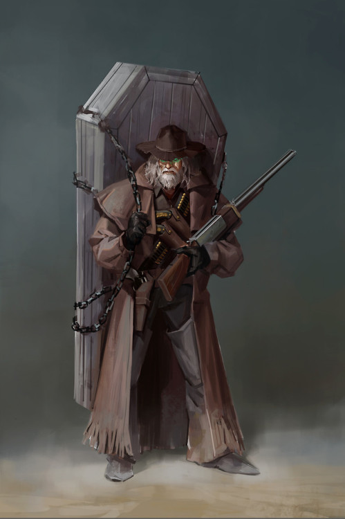 artemuscain-gamingandbs:thecollectibles:Wild West Character Design Challenge byThanh TuấnI don&rsquo