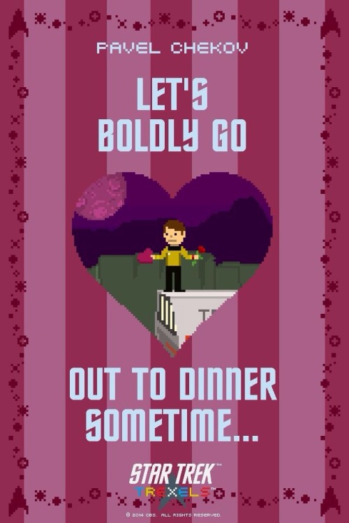 spirit-of-the-trees: Star Trek Valentine’s Day Cards. Just got them off the official Star Trek