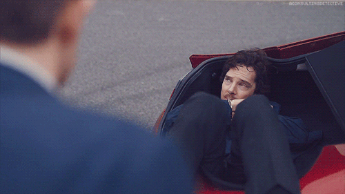 Gratuitous Sherlock GIFsWell? On you go. Examine him!