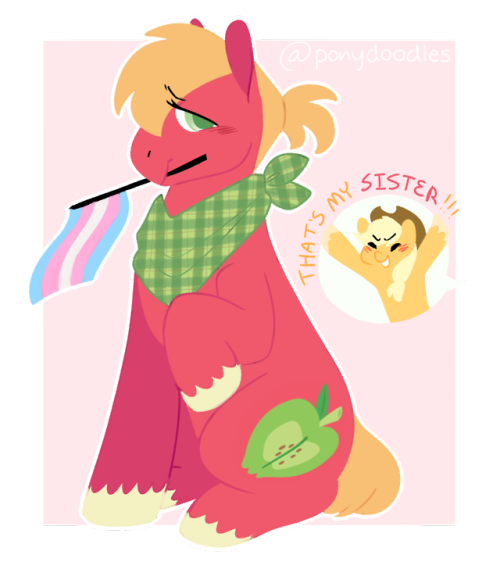 ponydoodles:The apple family is very supportive of their big sis!!