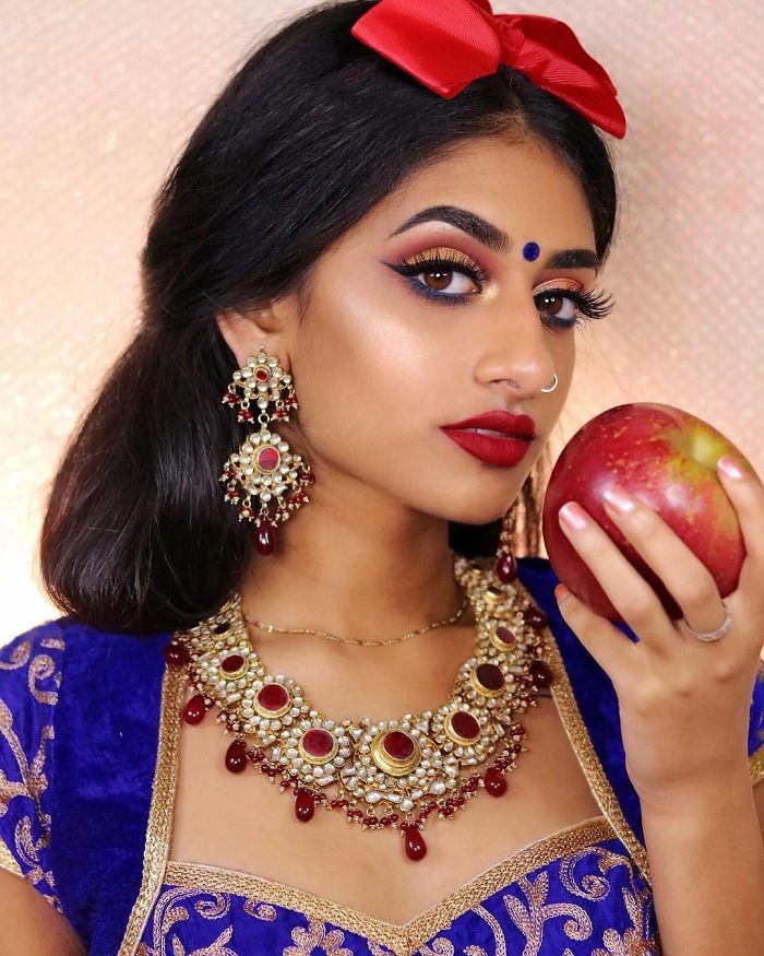 sixpenceee:  Model and Make-up artist Hamel Patel decided recently to do what countless