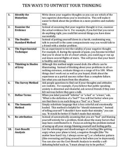 sassykthulhu:  yourpersonalcheerleader:  How to silence negative thinking  This is used in cognitive behavioral therapy to help you overcome the negative automatic thoughts that keep you in a cycle of depression or anxiety. 