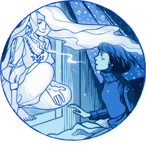 preview of a small comic i did for @sapphiczines!other contributors’ previews  | &nb