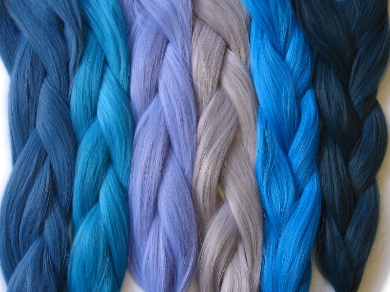 colorfulcuties:
“ ikickshins:
“ Denim blue, blue raspberry, rich periwinkle, cool grey, dark turquoise, and myrtle green high heat kanekalon jumbo braid.
” ”