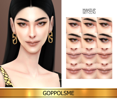 GPME-GOLD MAKEUP SET CC42Download at GOPPOLSME patreon ( No ad )Access to Exclusive GOPPOLSME Patreo