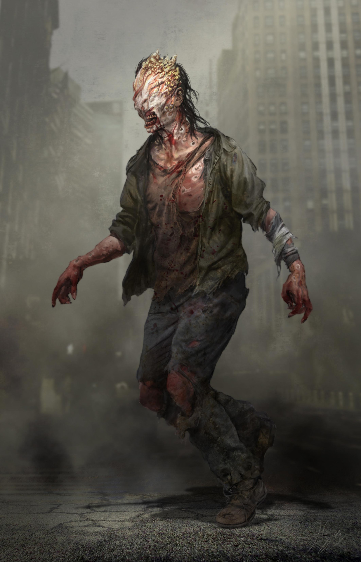 theomeganerd:  The Last of Us ~ The Infected Concept Art by Hyoung Nam 