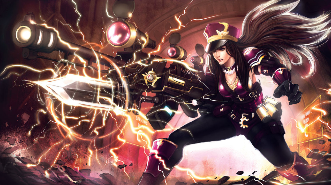 docdrex:  Season 3: League of Legends Caitlyn the Statikk -by ArtNotHearts 