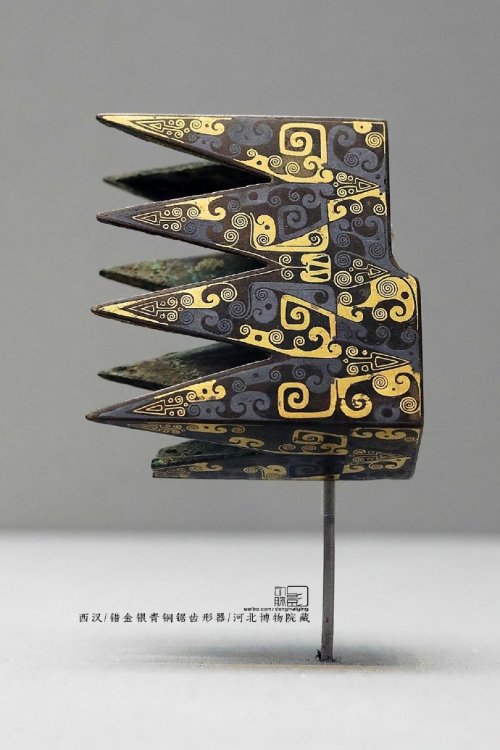 ancient chinese craftsmanship 错金镀银photo by 动脉影