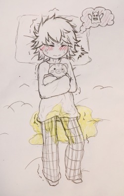 fluffy-omorashi:  Oh no! Soft boi having