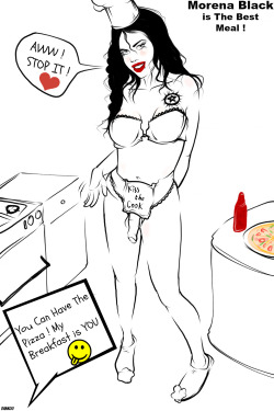 dankootheartist:  @tsmorenablack  = yep …you make such a great meal ;p head to toe 