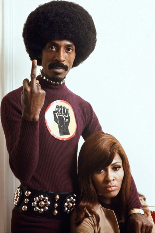 twixnmix: Ike & Tina Turner photographed by Tony Frank, 1971.