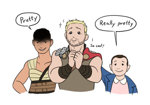 thehumon:When Thor was forced to have his hair cut all I could thing about was this adorable comic.J