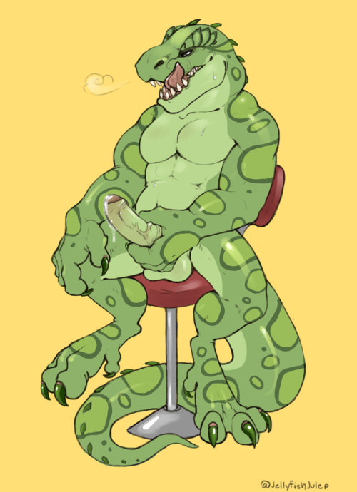 jellyfishjulep-nsfw: big ol dino for RiviaGreen