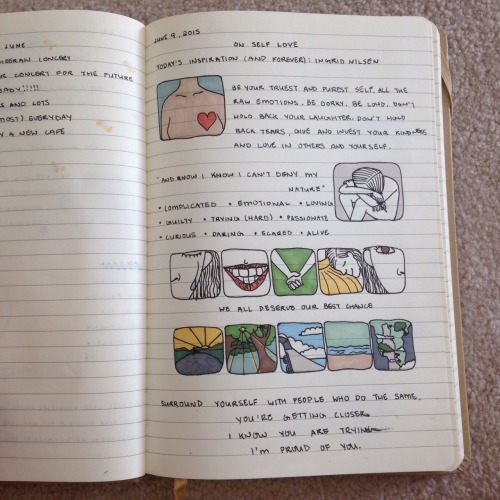 peaceful-soul: journal pages, prismacolors and a satsuma ig @ jenny.dork
