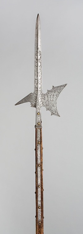 Saxon halberd, 16th/17th century.from The Art Institute of Chicago