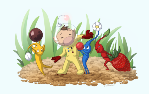 Pikmin! Another older piece that I never got around to posting. I still love the original game. Tryi