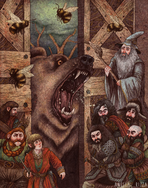 lohrien:Tolkien Illustrations by Angela Rizza  dA l tumblr l shop