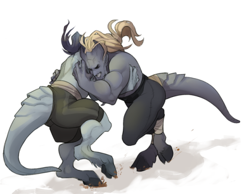 questifer: isei-silva:  WIP of that super old first concept art of Jed’hin like way back in Wrath, now redone in my current style. Need to render it a bit better and decide on a background.  Two young novices during training!  Jed’hin is neat. Lookit.