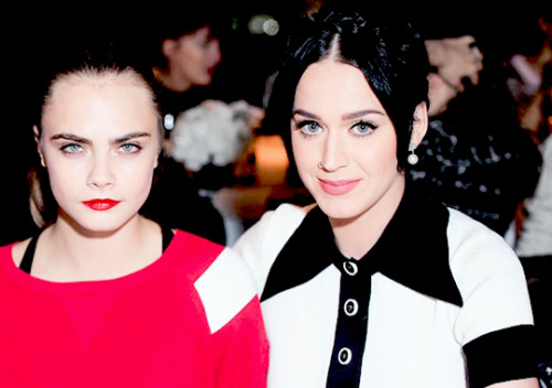 iheartkatyperry: Katy Perry and Cara Delevingne at the Chanel yacht party - 3.30.15