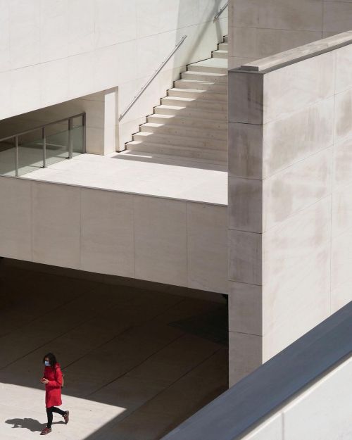 CaixaForum entrance | Arata Isozaki | 2002 | Barcelona #VisitBarcelona #HelloFrom #Barcelona #archit