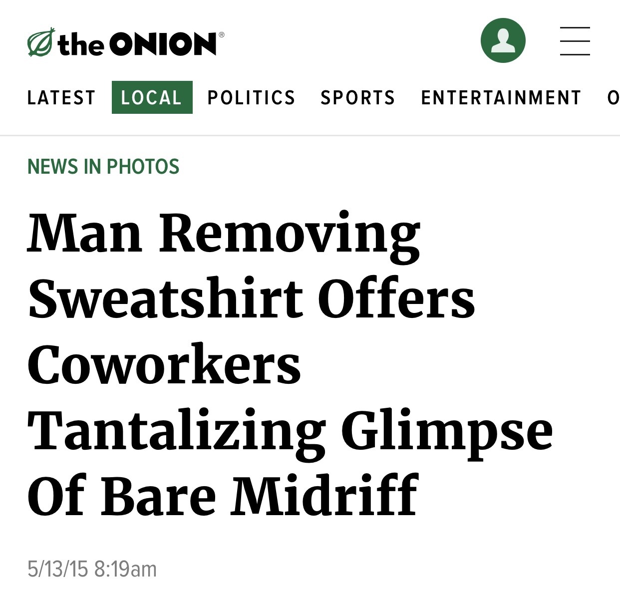capacity: fagsexuality:   best of the onion    This was too real  