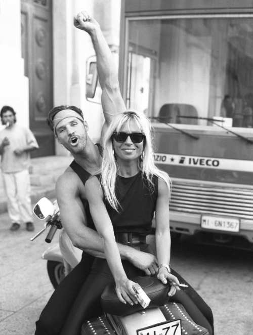 Donatella Versace and Brian Buzzini by Doug Ordway July 1991 