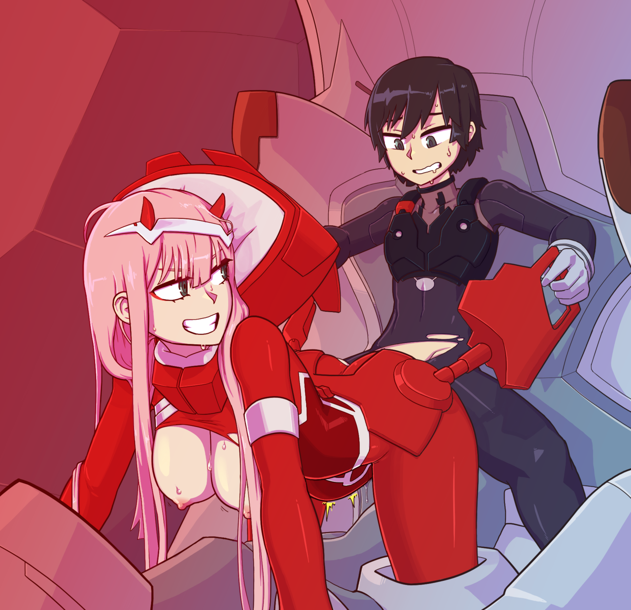 tenkaboutholes:  FranXX inside my DarlingRefined Color (+BG) commission for AnonymousChicken!if