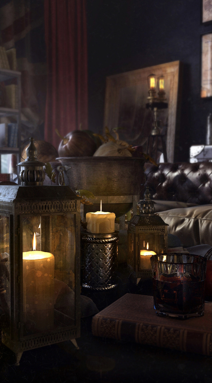 uggly:  English Interior by Denis Formin