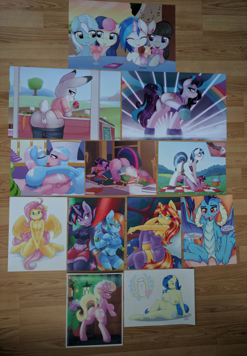 Edit: You can preorder the new Pony Clop Book on the same form as well now! Check it out!*Order here*Hey guys!Sorry for the bad picture quality and the glares and everything. I suck at taking pictures. I promise the prints look stunning in person.I have