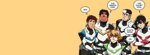 shizumar:Pidge: Mind if i say it, Shiro?Shiro: Go for it.Pidge: FORM VOLTRON! (VLD: Issue 