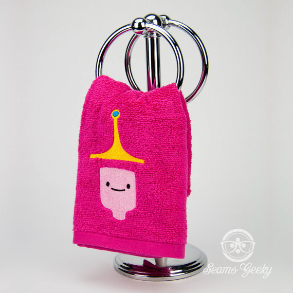 adventuretimestuffz:  Adventure Time Embroidered Hand Towels 