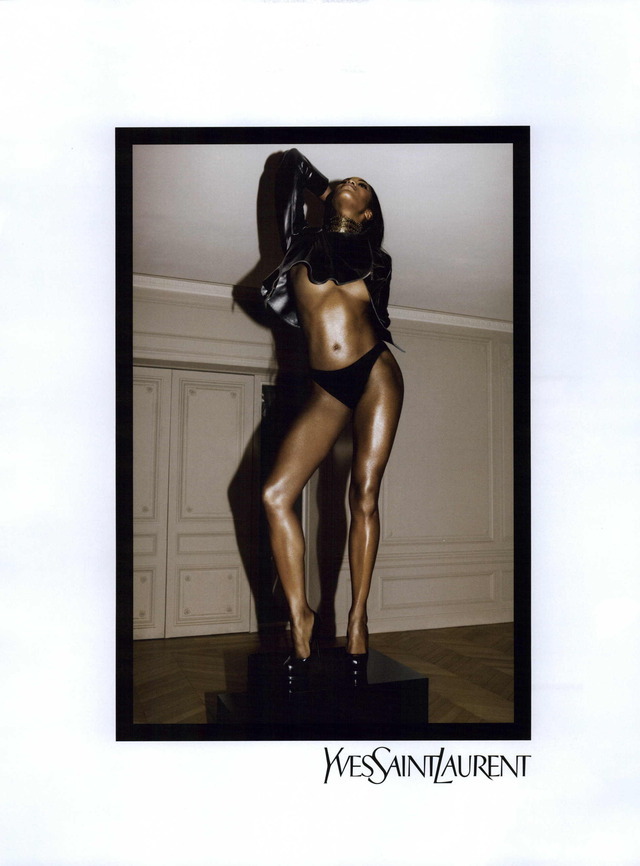 naomihitme:  Naomi for Yves Saint Laurent Fall/Winter 2008 photographed by Inez van