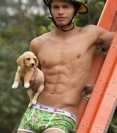 genesis950:  Hot guys &amp; cute dogs   Muscle Jocks &amp; Dogs