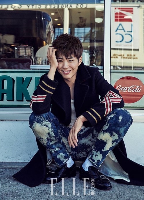 soukor-fashion:park bo gum - elle korea