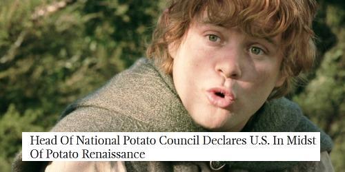 myrtlebroadbelt:  The Lord of the Rings + The Onion headlines
