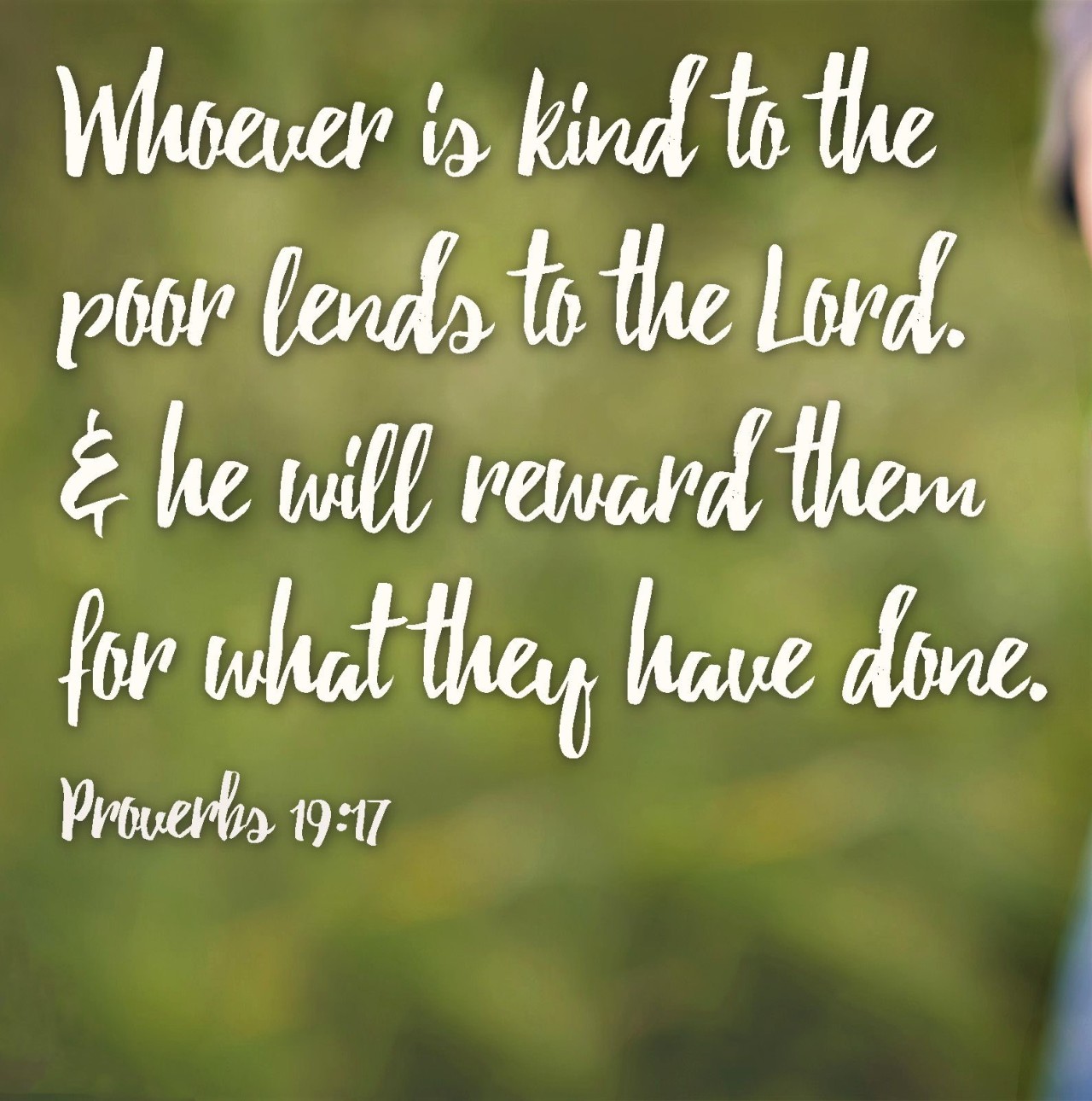 The Living Proverbs 19 17 NIV Whoever Is Kind To The Poor the-living-proverbs-19-17-niv-whoever-is-kind-to-the-poor