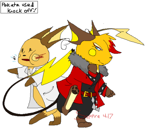 @procrastinatoratheart has a Raichu that’s 99% adorable fluffball and 1% lab coat. Naturally I decid