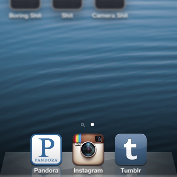 My 3 mains! #apps #pandora #instagram #tumblr #swag #dope #pic #photo #funny #illuminati