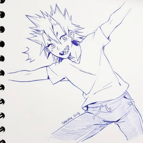 I drew the spiky boy!!! Seeing everyone&rsquo;s awesome work at Doujima this year really made me