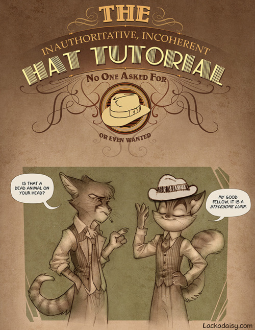 lackadaisycats:Some snippets from a Hat Drawing Tutorial I just posted to Patreon.  I may share