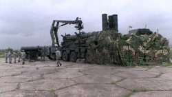 bmashine:  Anti-aircraft gunners from the anti-aircraft missile division S-300 1st anti-aircraft missile base of the air force of Bulgaria during ostentatious tactical and special exercises; Bank, Bulgaria; June 2018.The exercises were worked out the